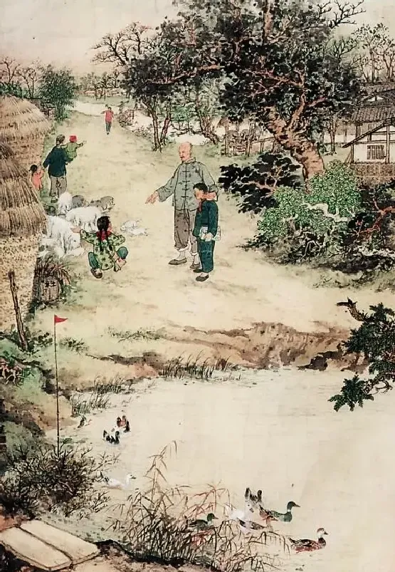 宋文治·放学归来