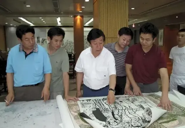 胡智林·刘大为、苗再新老师指点创作