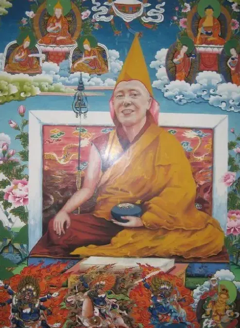 强巴·清 定公唐卡