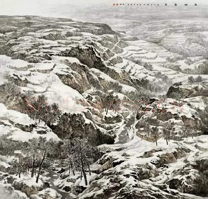 徐卫国·故塬雪霁