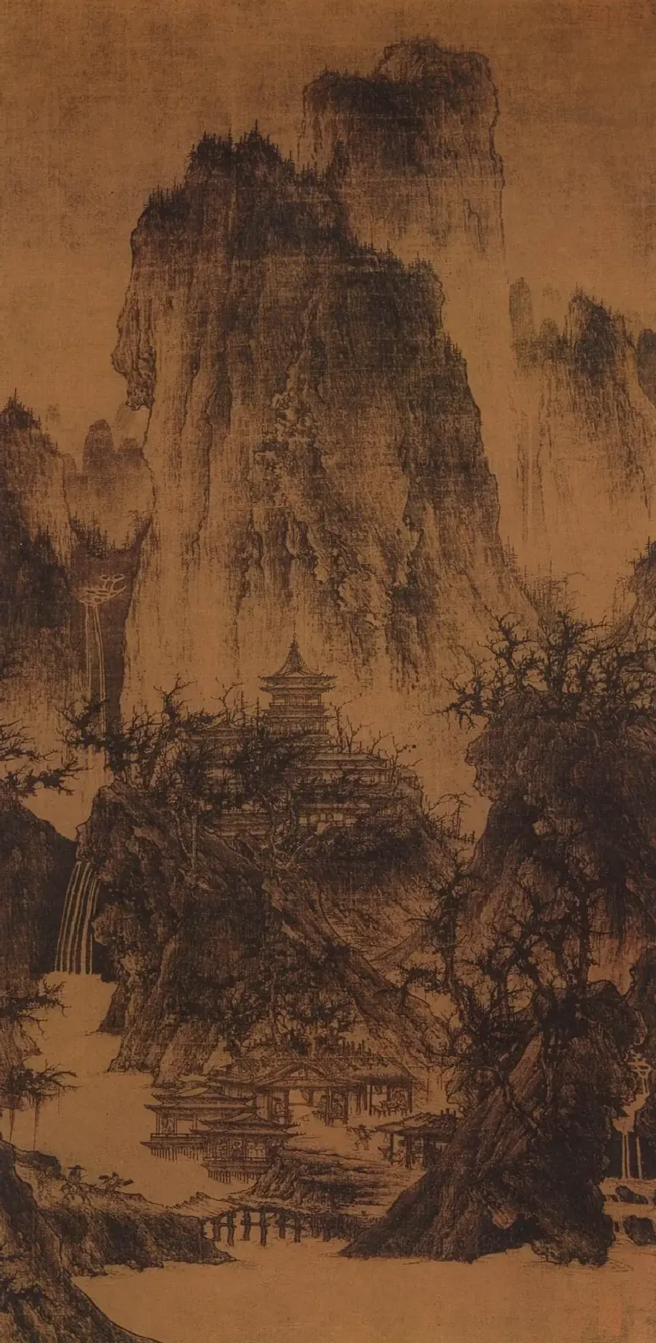 李成·晴峦萧寺图