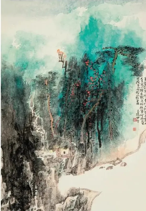 叶瑞琨·茅舍静坐