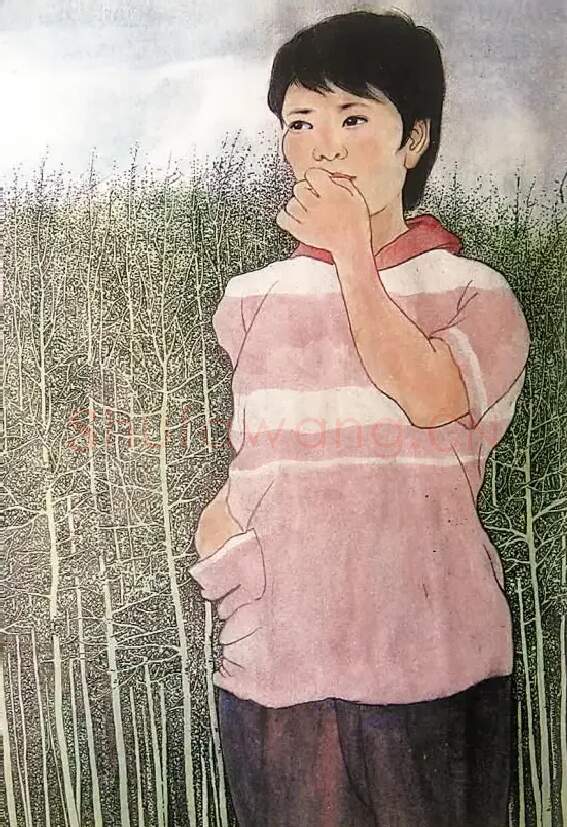 韩贵茂·嗑瓜子女孩