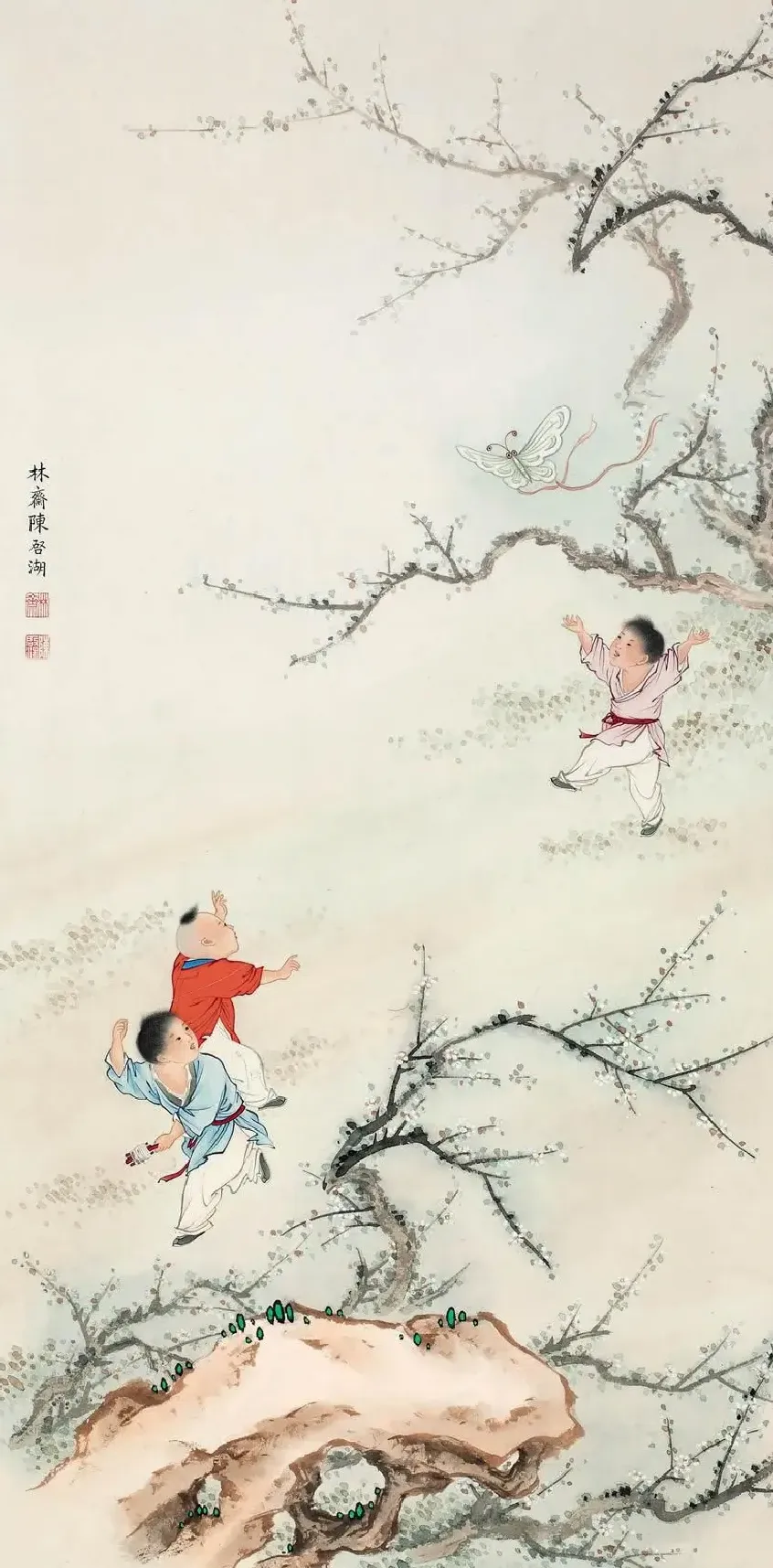 陈林斋·婴戏图