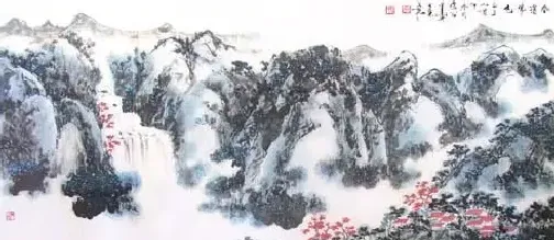 刘强·四尺山水横批3