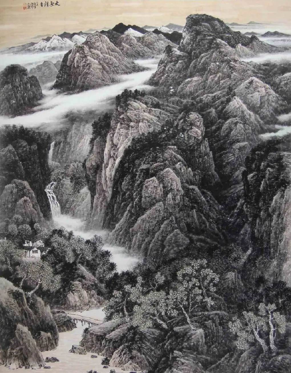 梁兴艺·大壑清音