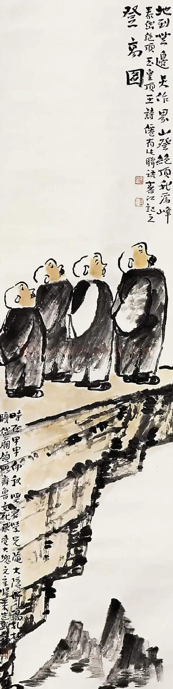 王春江·登高图