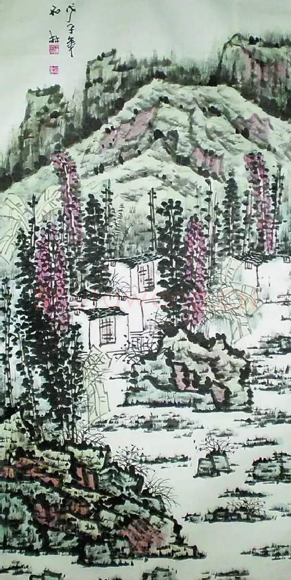 石林·青绿山水