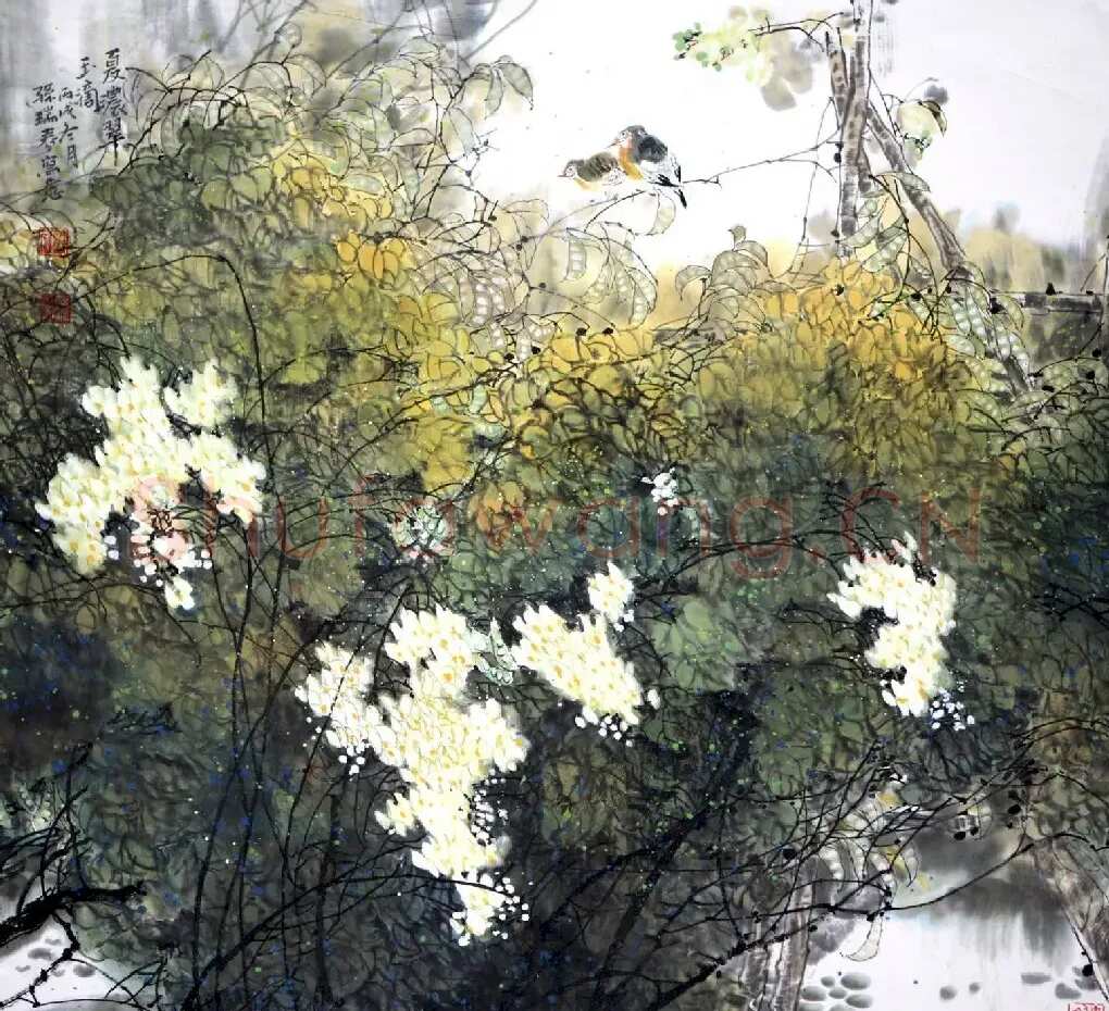 孙瑞春·夏浓翠玉滴