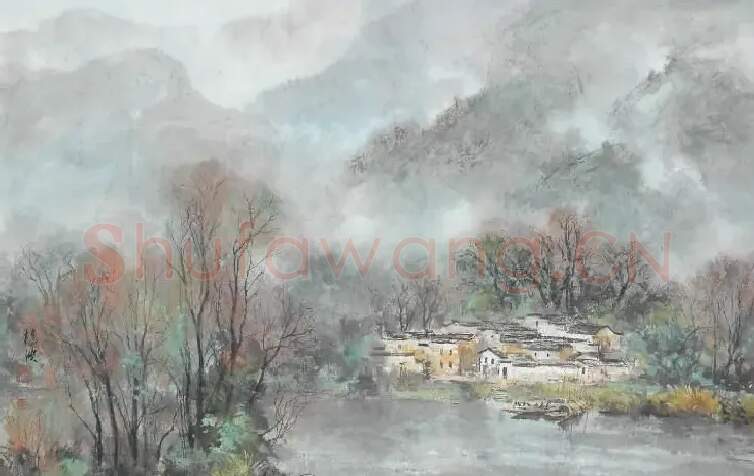 杨波·晨雾缭绕中的汪口