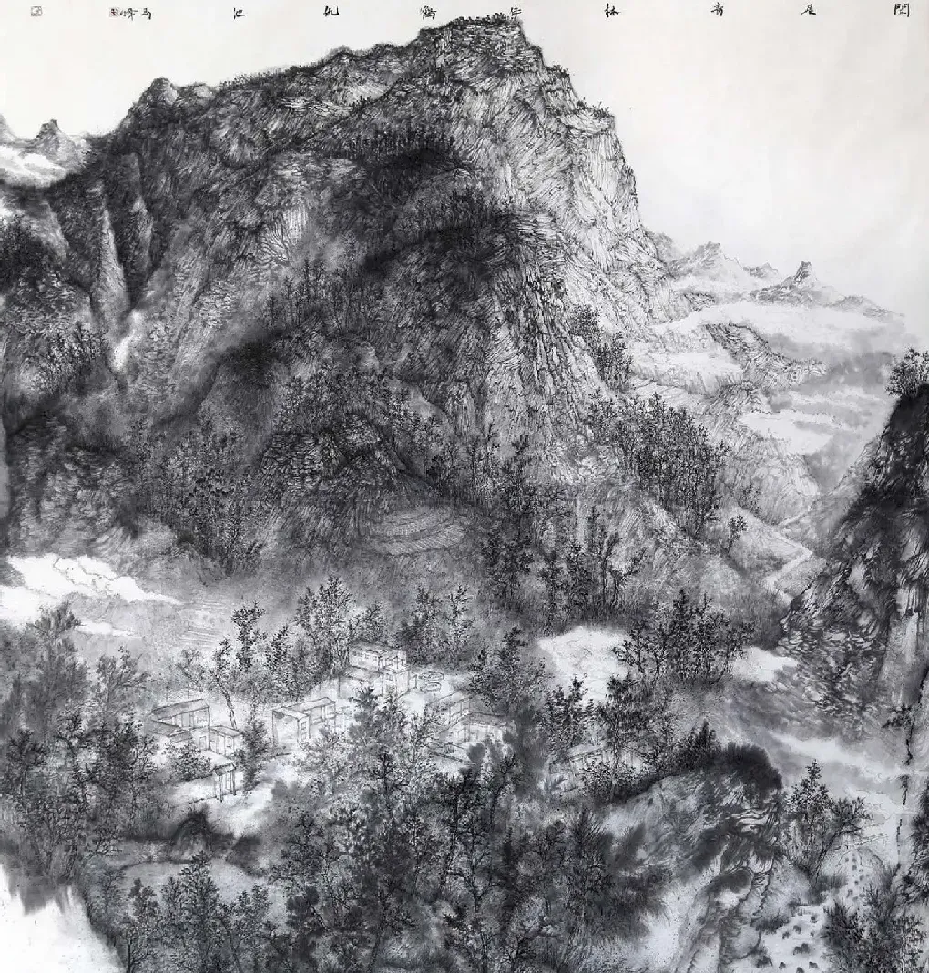 马峰·闲居青林伴鹤仇池