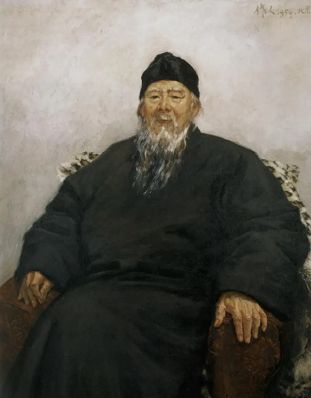 吴作人·齐白石像