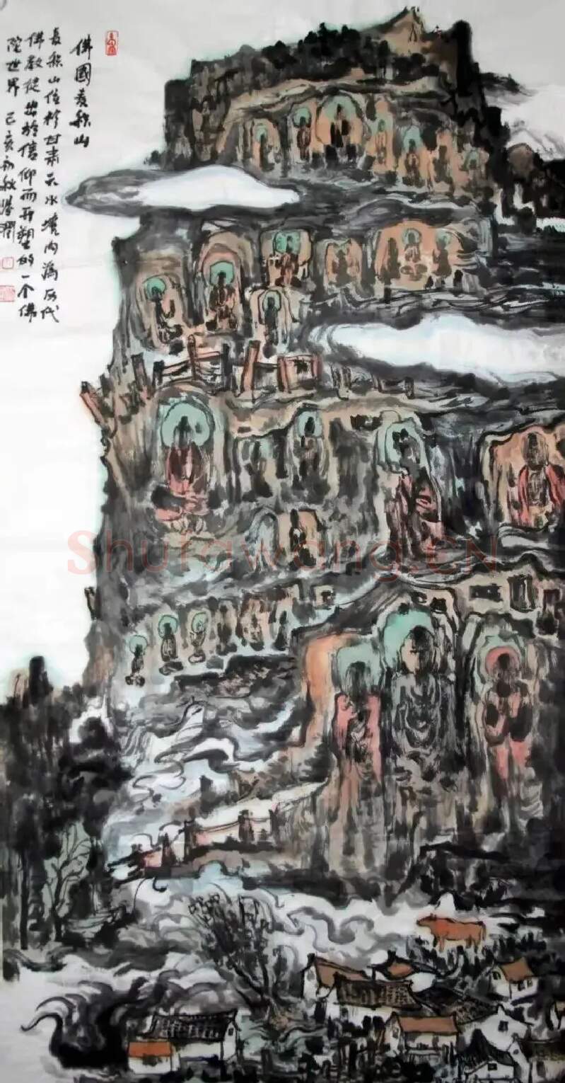 孙学润·佛国麦积山