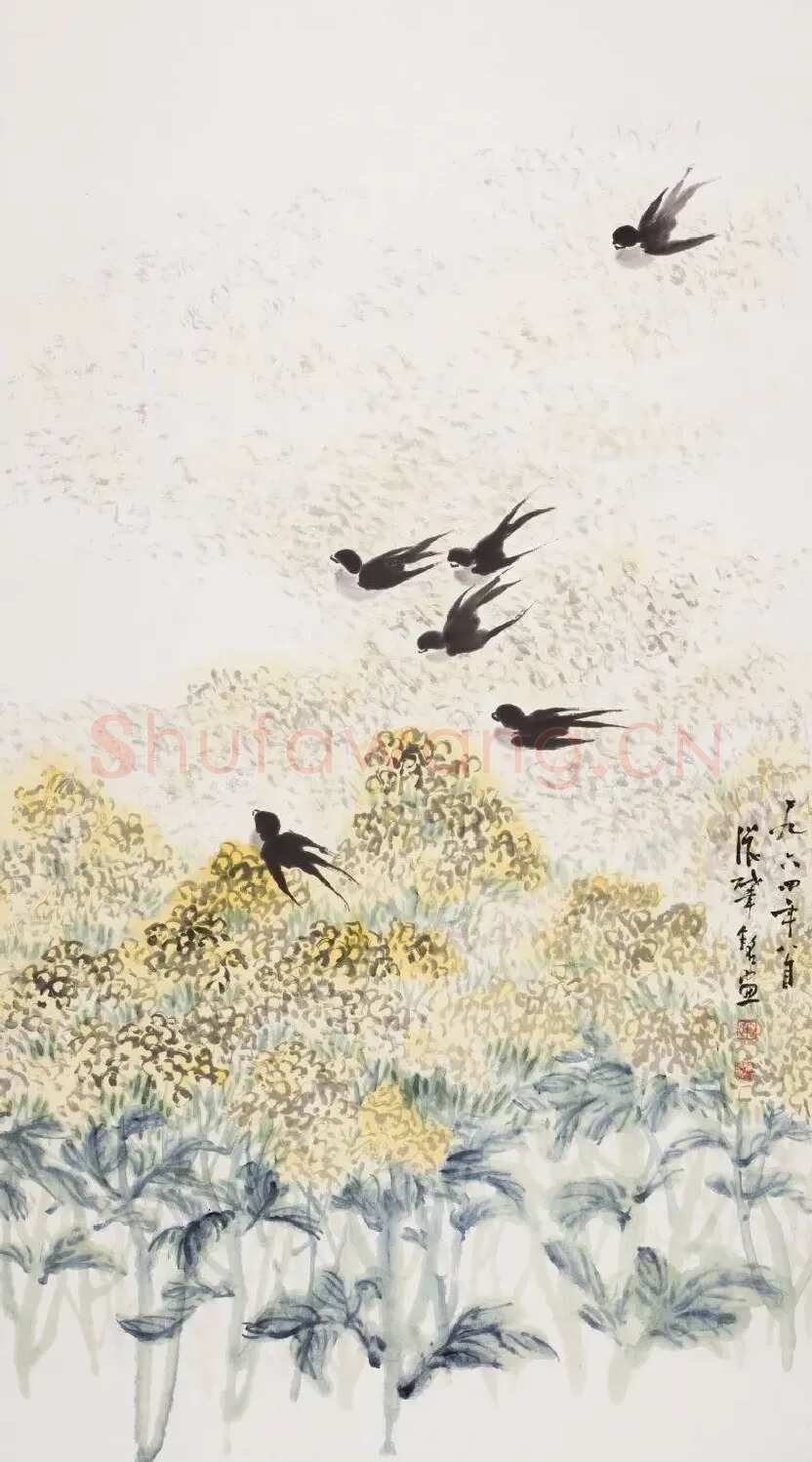张肇铭·燕子油菜花
