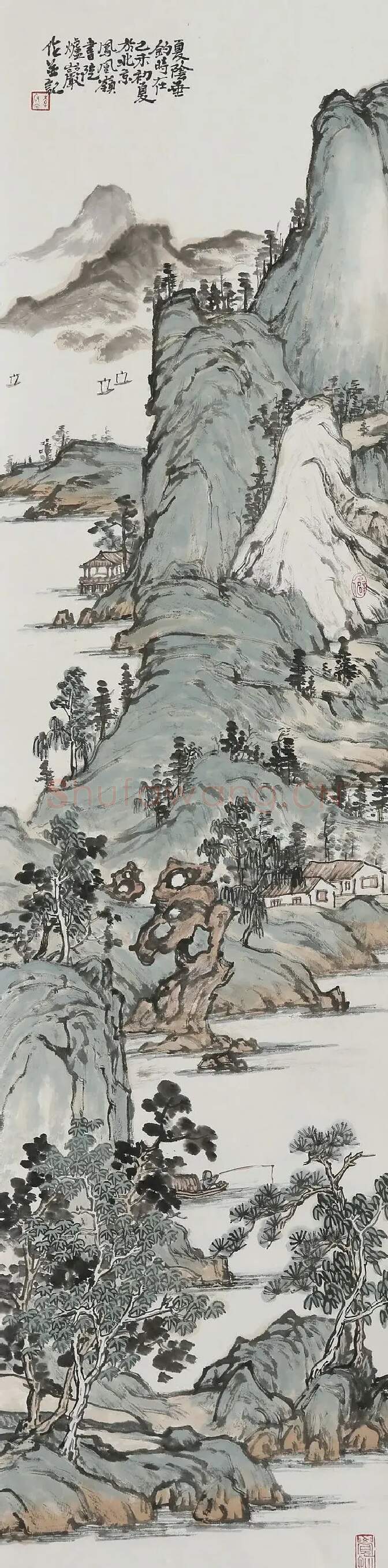 李守仝·夏阴垂钓