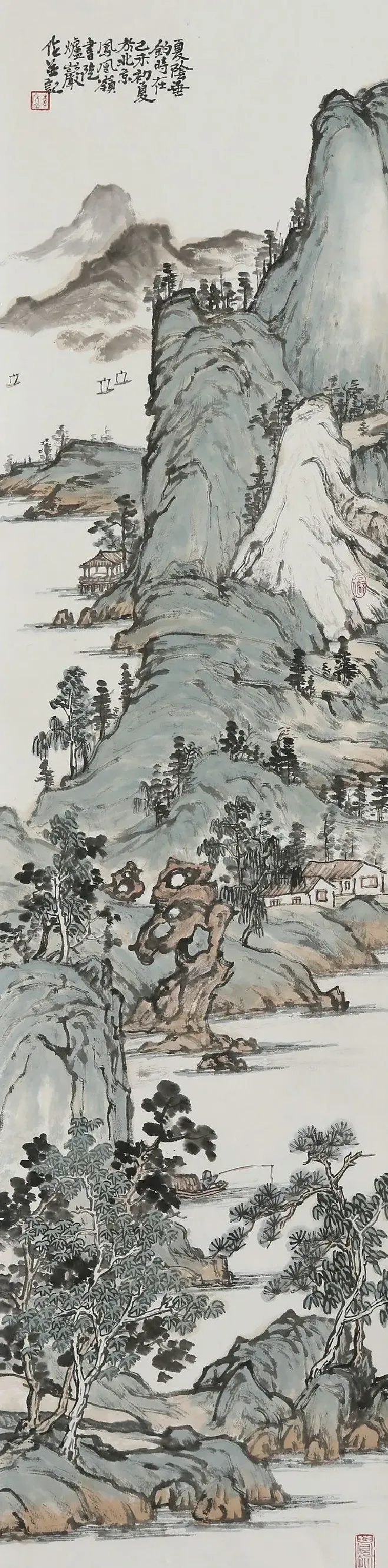 李守仝·夏阴垂钓