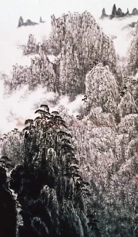 江枫·三十六峰烟月寒