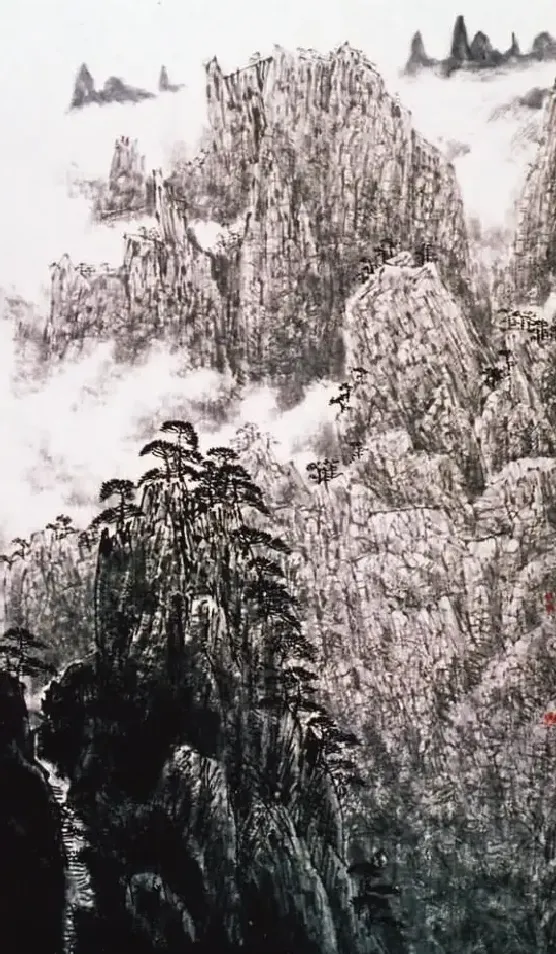 江枫·三十六峰烟月寒