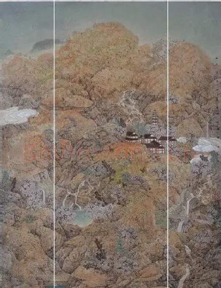 石建伟·山水清音图