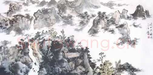 刘强·四尺山水横批4