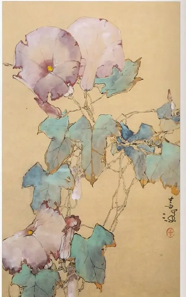 杨善深·牵牛花