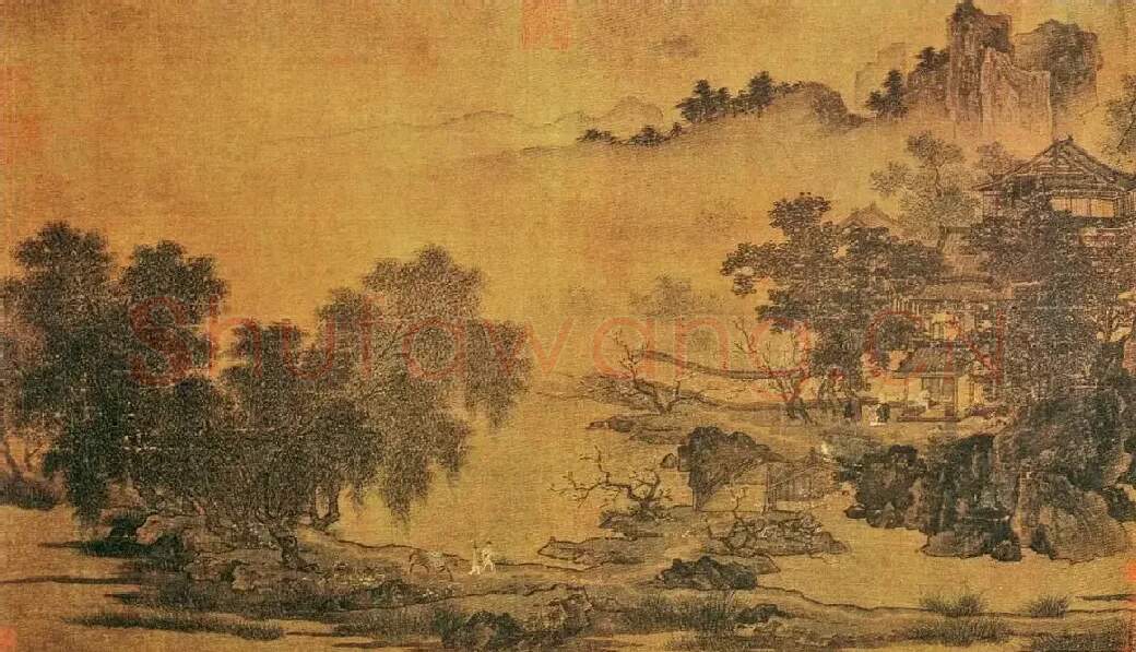 刘松年·四景山水图 春景