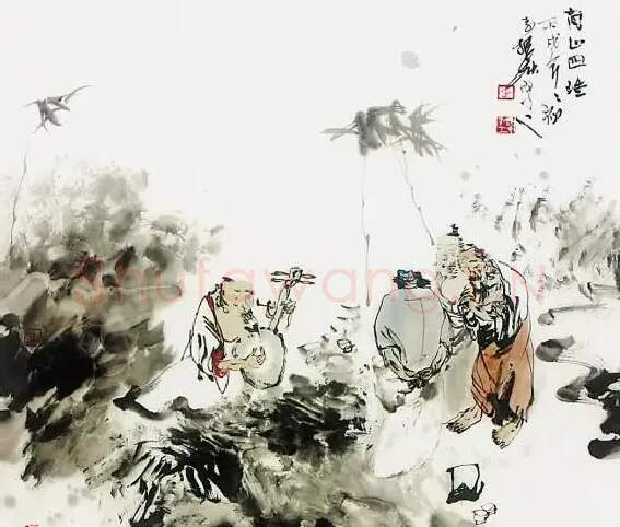 李振坤·南山四皓