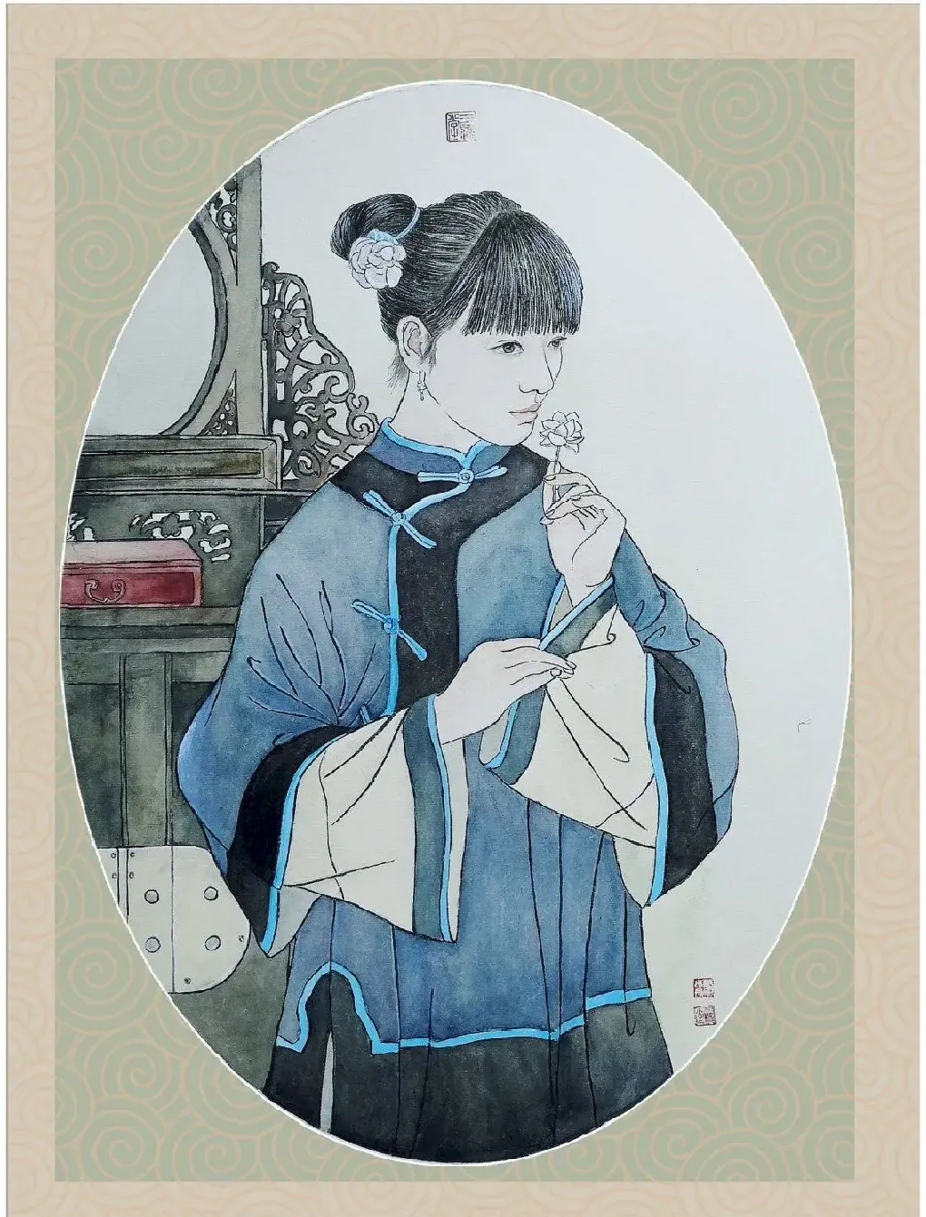 云中小丹·工笔人物作品