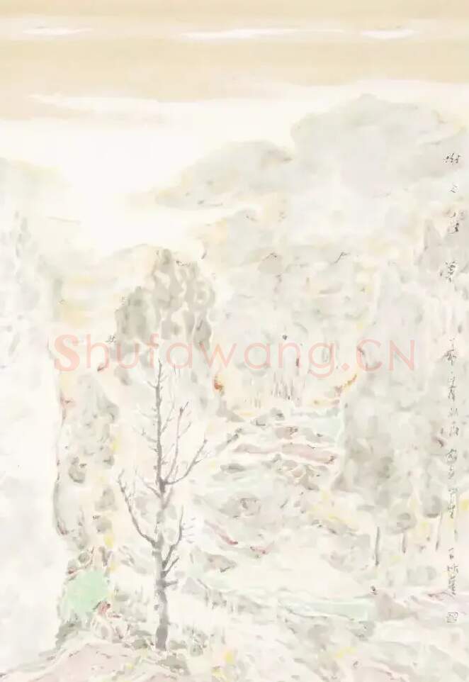 王跃奎·坳上春溪 