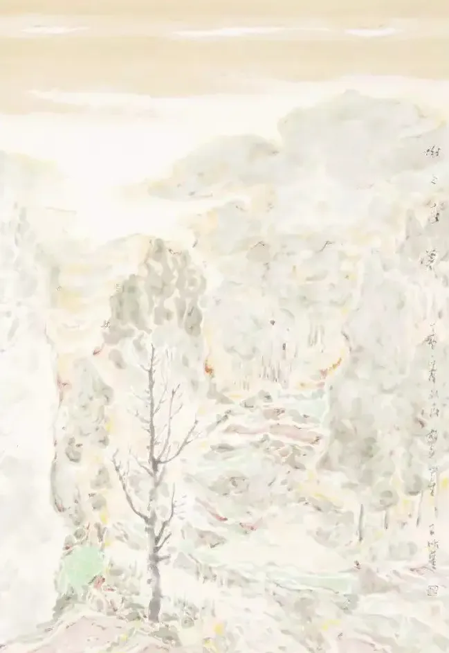 王跃奎·坳上春溪 