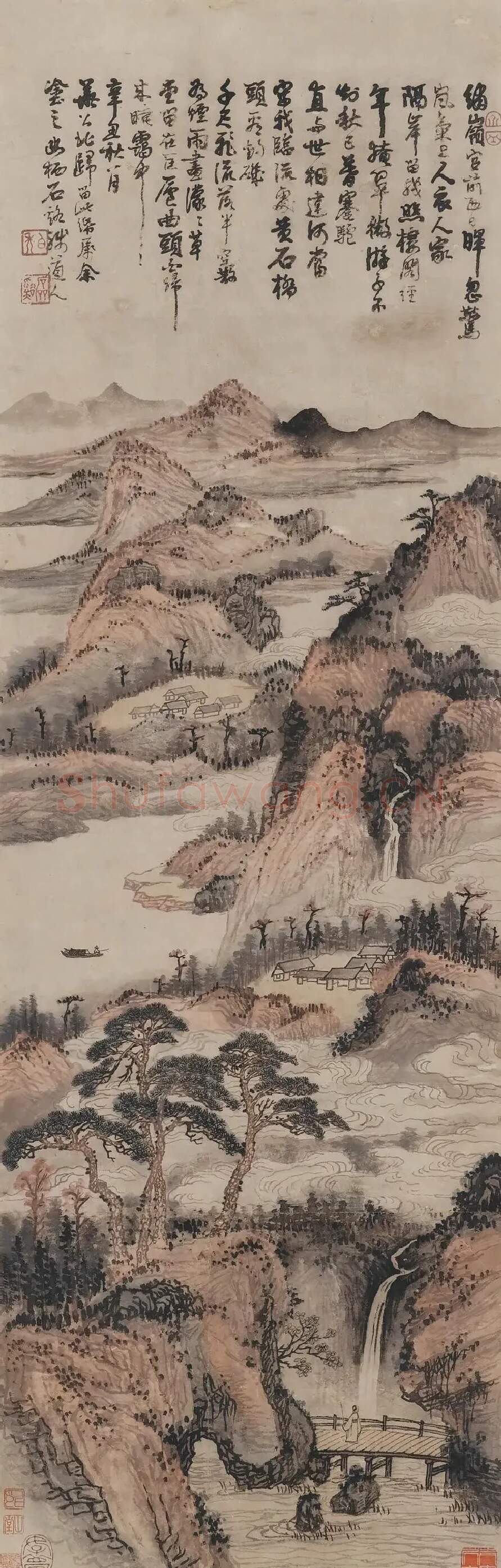 髡残·秋晖蒙钓矶