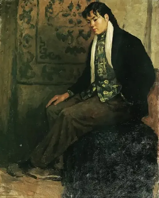 莫朴·女坐像