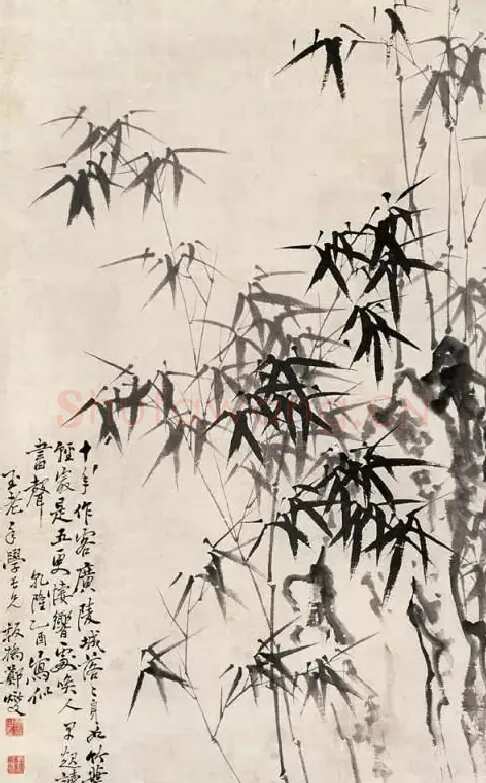 郑板桥·墨竹图