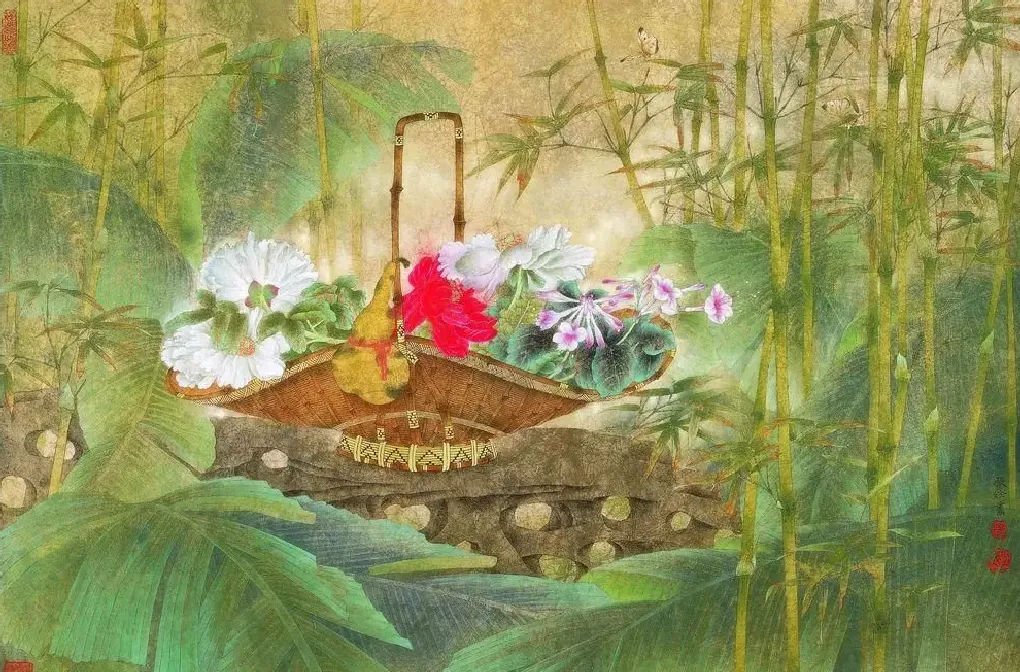 张铨·工笔花鸟