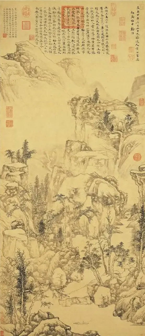 黄公望·洞庭奇峰图