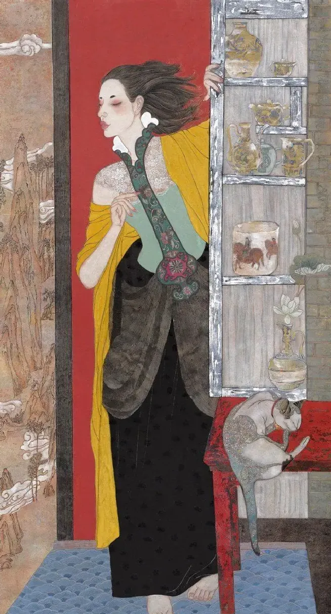 赵荣花·《春山烟云·人欣欣》