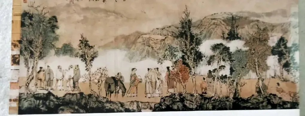 陈尔荣·白居易诗意图《丽人行》