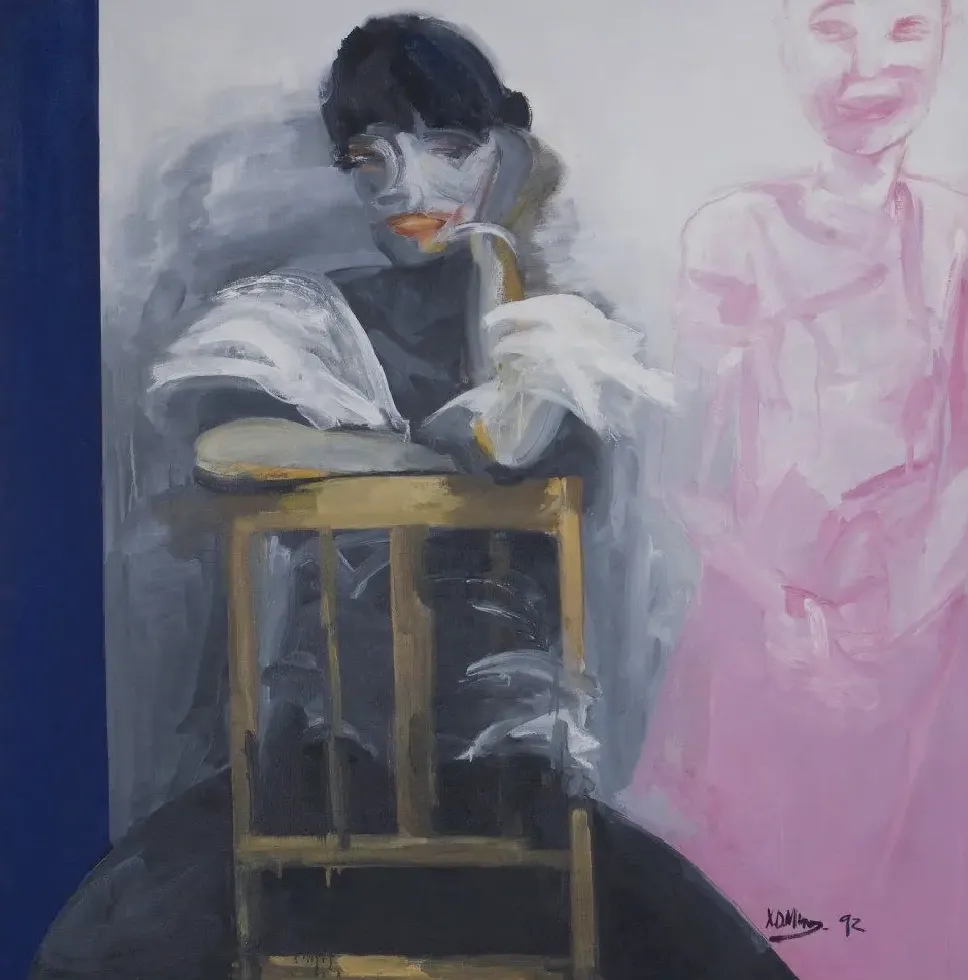 谢东明·女画家肖像