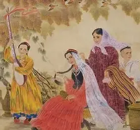 李英·李英工笔《金秋》