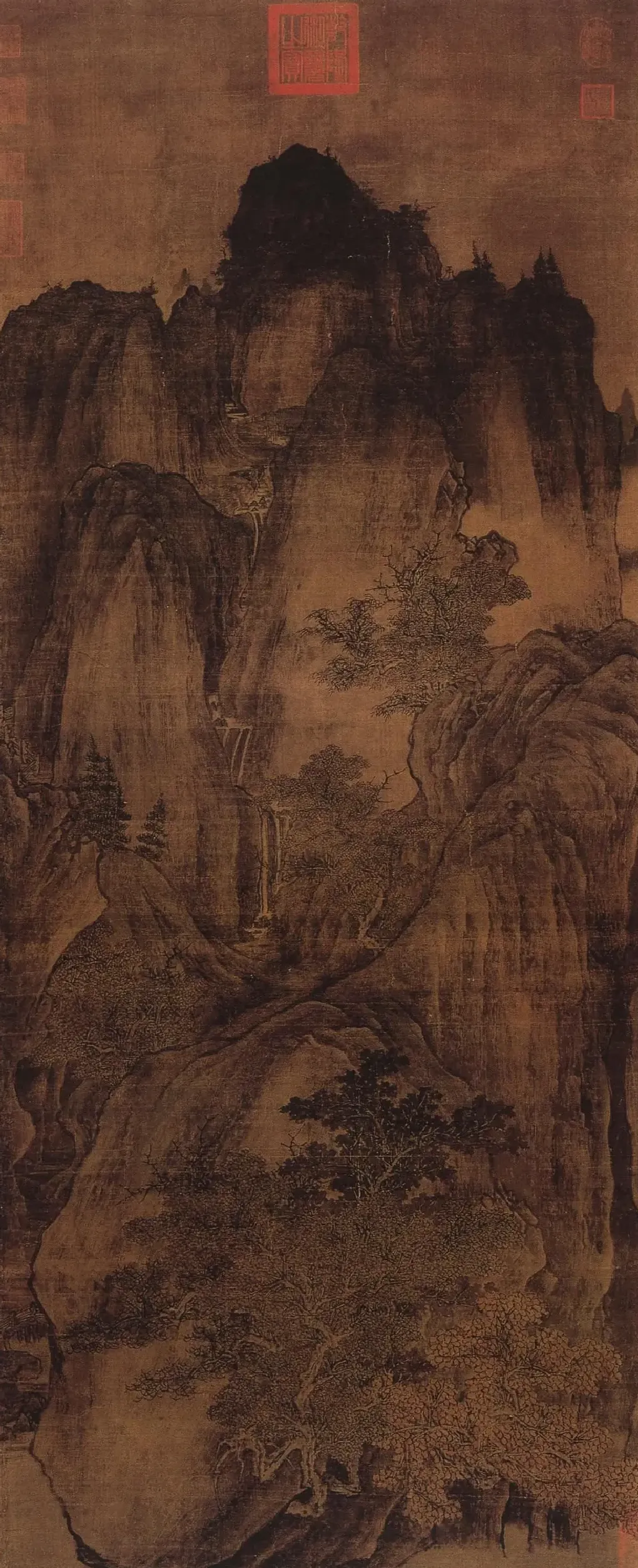 关仝·秋山晚翠图