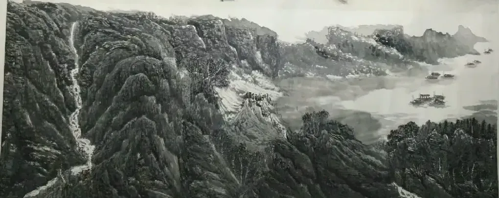 郑文乔·山水国画