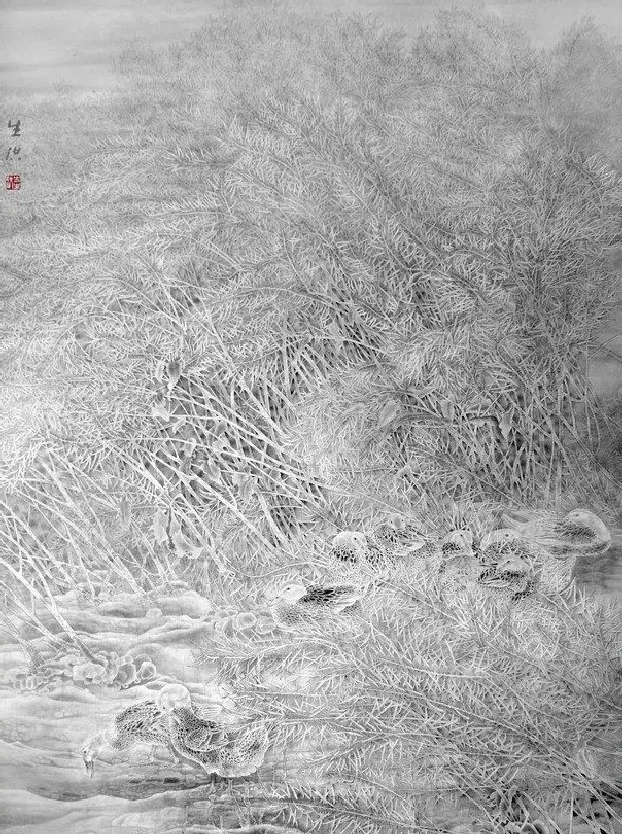 方生洪·乡土系列-俺家的菜籽地