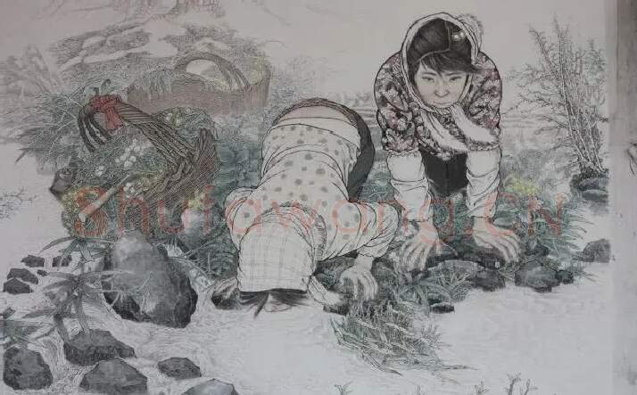 陈毓田·春溪