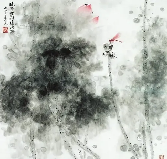 王春立·晓雨轻烟绿映红