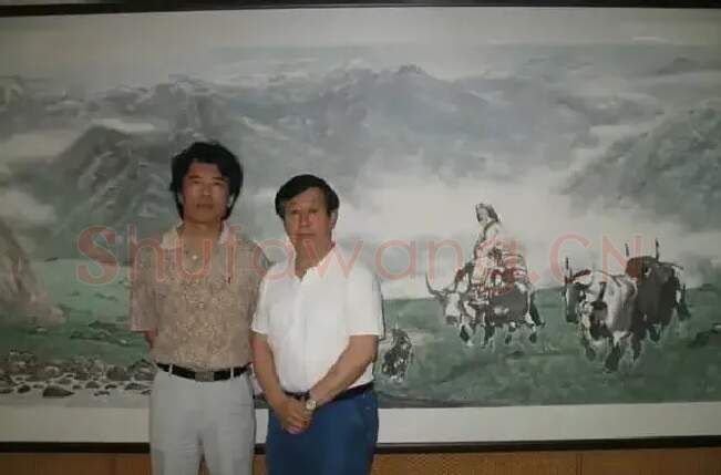 陈伟·与美协主席刘大为合影