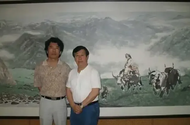 陈伟·与美协主席刘大为合影