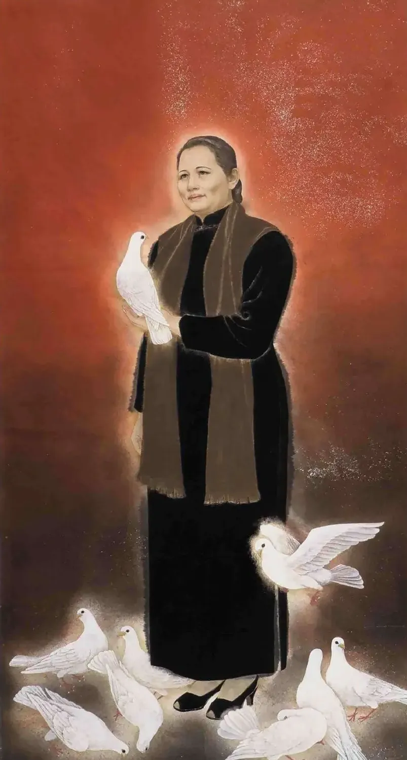 蒋采苹·宋庆龄（老年）