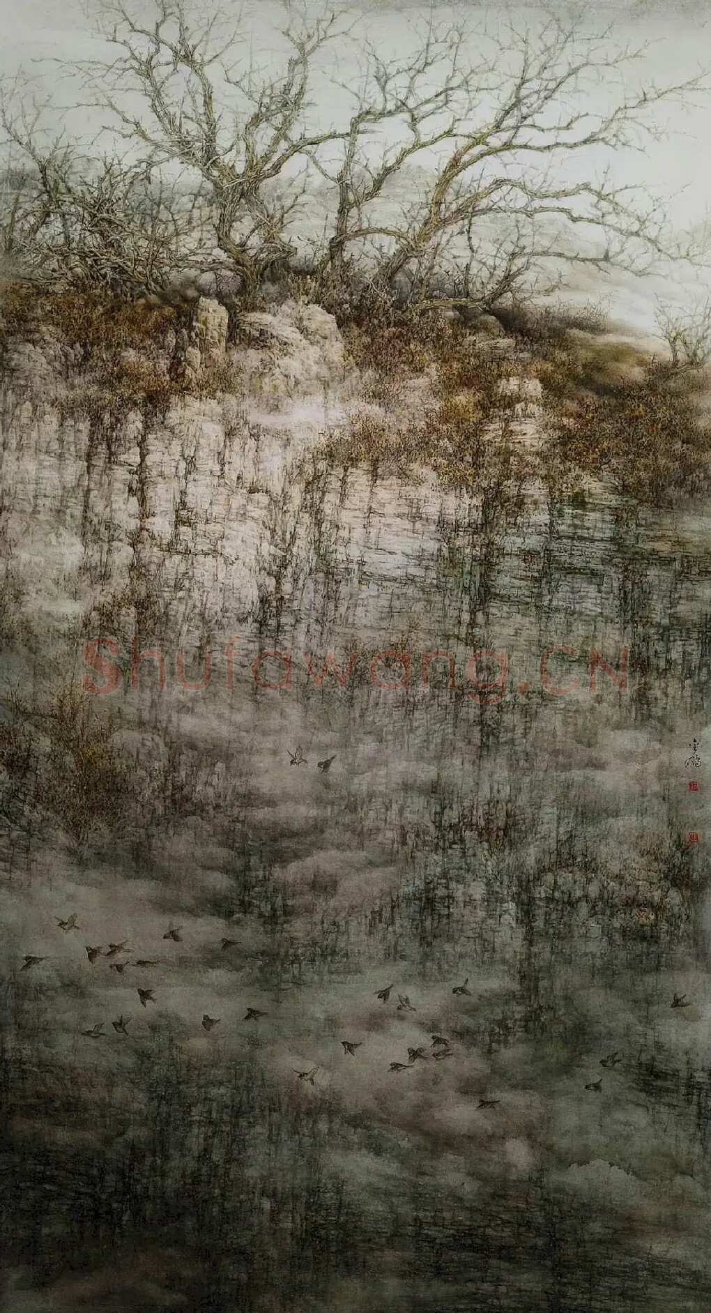 赵金鸰·壁立