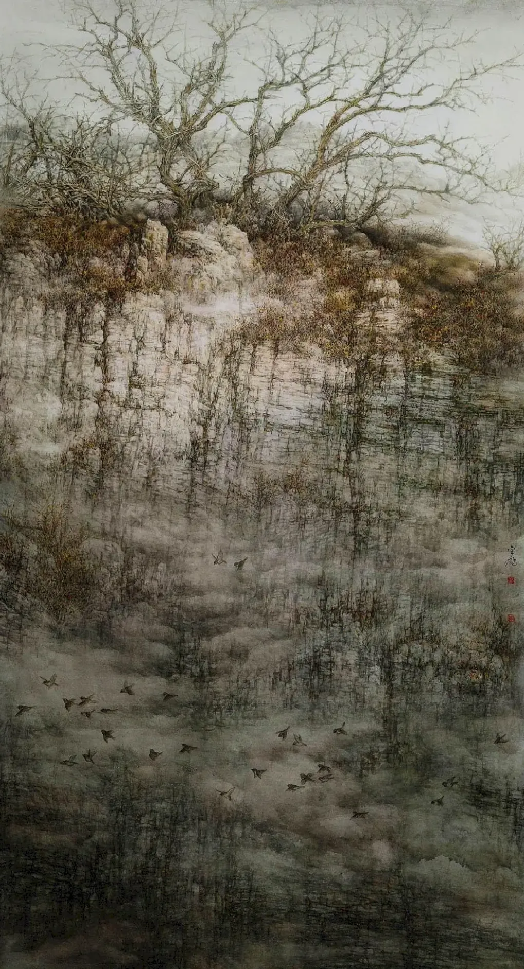 赵金鸰·壁立