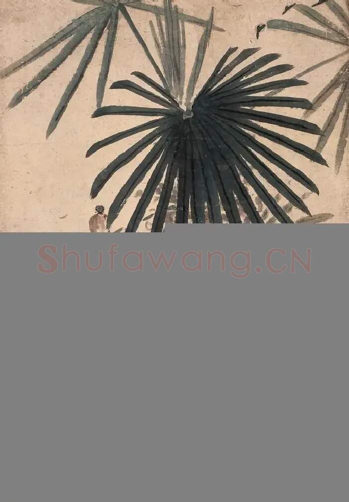 陈树人·葵树小鸟